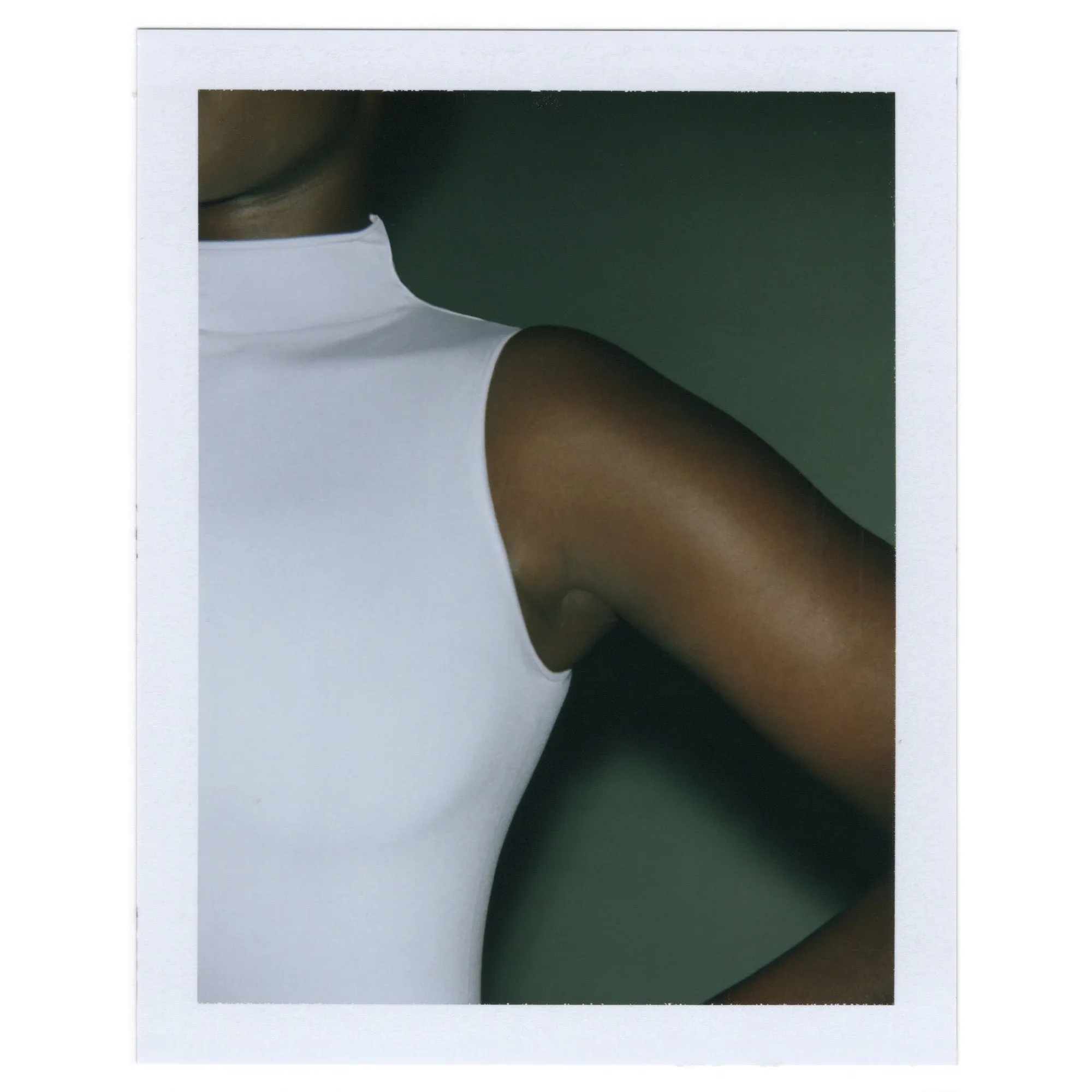 ESSENTIAL MOCK NECK SLEEVELESS BODYSUIT | ONYX