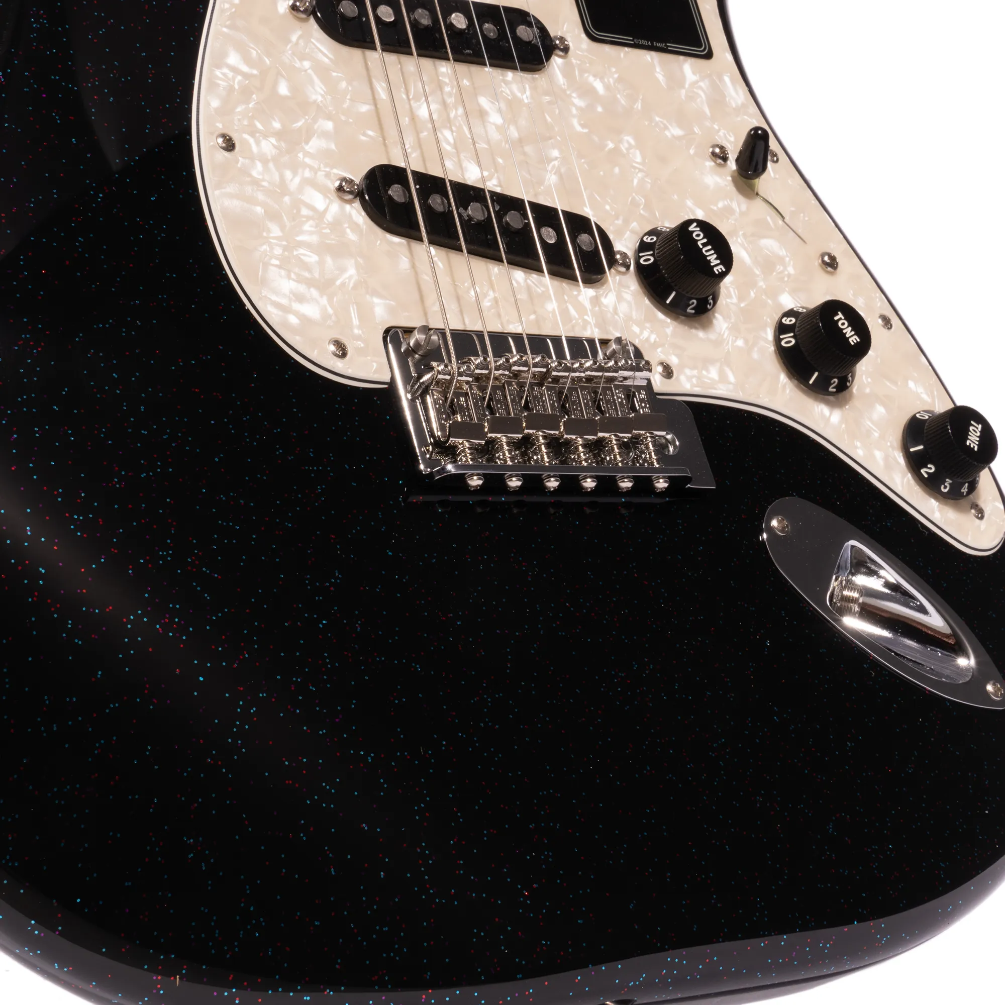 Fender 70th Anniversary Player Stratocaster Electric Guitar, Rosewood Fingerboard, Nebula Noir