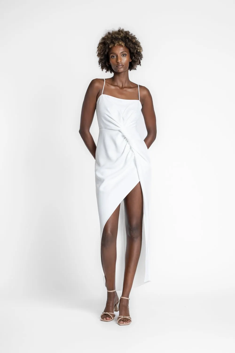 KNOX SLIP - IVORY CREPE