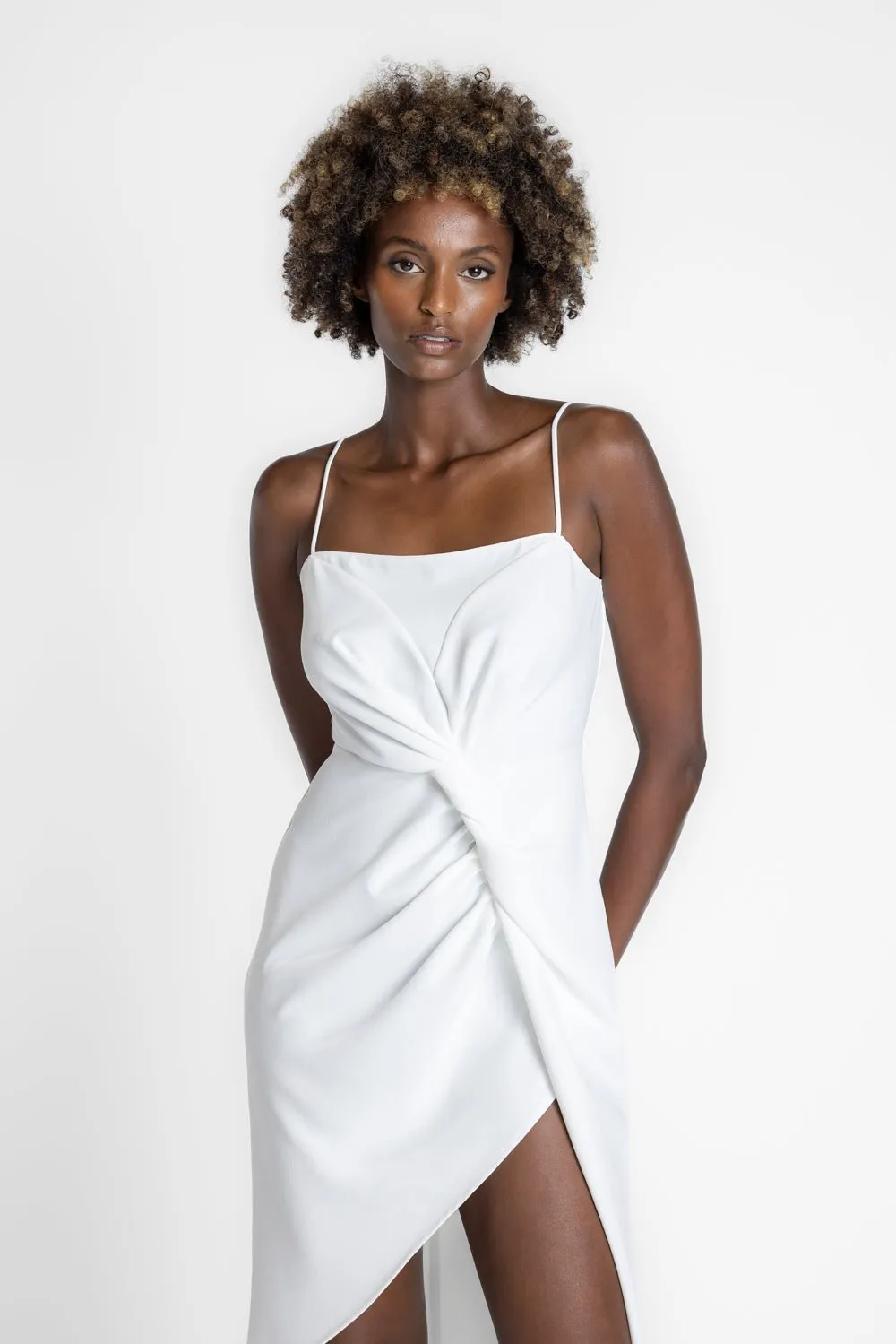 KNOX SLIP - IVORY CREPE