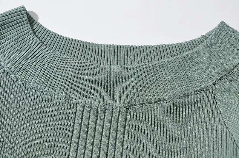 Long Sleeve Ribbed Knit Bodysuit - Multiple Colors