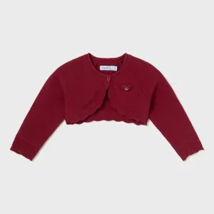 Mayoral Knitted Cardigan - Cherry