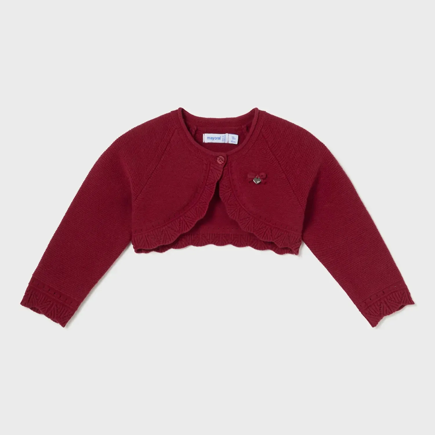 Mayoral Knitted Cardigan - Cherry