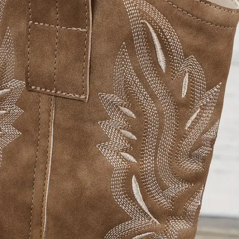 Women’s Comfortable Vintage Chunky-heel Support Boots
